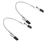 COOPHYA 2pcs Double Ended Clamps Wire Holding Tool 230mm Stainless Steel Aluminium Alloy Rubber Coating Flexible Adjustable Design Suitable for Single Person Use Crafting and Home Projects