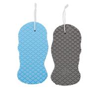 COOPHYA 2pcs Double-Side Bath Sponges for Exfoliating and Removing Dead Skin, Sturdy Sponge Material Soft Texture, for Shower and Bath Cleansing
