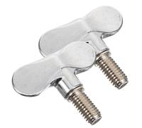 COOPHYA 2pcs Drum Wing Screw Nut Percussion Instrument Accessories for Enhanced Stability and Noise Performance Compatible Various Drum Models