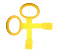 COOPHYA 2pcs Infant Crib Pull Rings Toddler Hand Pull Ring Baby Bed Hanging Yellow Learning Standing Assist Tools for Walking Development