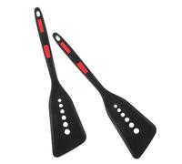 COOPHYA 2pcs Kitchen Spatula for Cooking Kitchen Wok Spatula 13.40x3.38x0.79in Silicone Scratch Resistant Easy to Clean Household Cooking Utensil for Hotels and Canteens