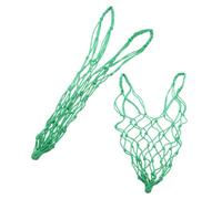 COOPHYA 2pcs Nylon Mesh Hay Net for Livestock Feeding Slow Feed Vegetable Bag Durable Horse Grass Food Feeder Convenient Design for Easy Filling Cleaning Versatile Use for Various