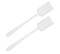 COOPHYA 2Pcs Pass Card Rod Parking Payment Holder Plastic Quick and Effortless Operation White Parking Barrier Tool for Residential Communities