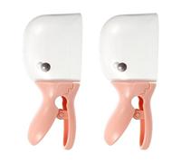 COOPHYA 2pcs Pet Food Scoop for Cats and Dogs, Large Capacity Abs Plastic Measuring Spoon, Pink Pet Feeding Tool for Kitchen Use and Accurate Ingredient Measuring