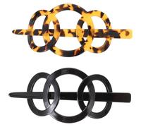 COOPHYA 2pcs Plastic Hair Clips Hair Claw Clips Vintage High Hardness Practical Accessories for Women Teen Daily Life
