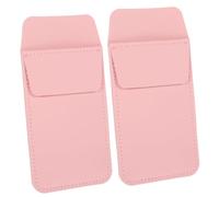 COOPHYA 2pcs PU Leather Pencil Pocket Organizer Multi Functional Doctor Nurse Pen Bag Lotus Pink Portable Storage Pouch with Capacity for Easy Use and Convenience