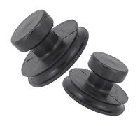 COOPHYA 2pcs Rubber Handle Singing Bowl Cups for Meditation and Sound Therapy Tools Easy to Use Lifting Handles for Sound Bowls