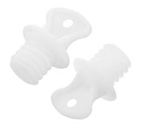 COOPHYA 2pcs Small Rubber Hot Water Bottle Caps 16mm Replacement Stoppers Anti-Leak Seal Plugs for Hot Water Sacks Suitable for Portable Bags