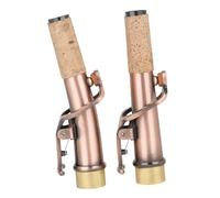 COOPHYA 2pcs Soprano Saxophone Neck Replacement High Precision Musical Instrument Supply for Improved Tone and Intonation Easy to Install Sax Accessories for Home Practice