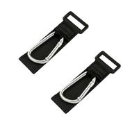 COOPHYA 2pcs Stroller Hooks Buggy Hangers Silver D-Shaped Non-Locking Hooks for Pram Bags and Mummy Bag Holder for Baby Pushchair and Car Use