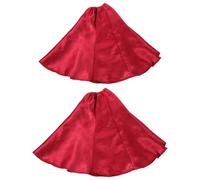 COOPHYA 2pcs Thermal Insulation Moxa Heater Cover Elastic Red Fabric Sleeve with Heat-resistant Vertical Design Protective Smokeless Shroud for Acupoint Warming Devices Handsfree Wellness