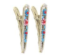 COOPHYA 2pcs Vintage Chinese Hair Clips Mini Flower Hairpins for Women Compact and Durable Hair Accessories to Enhance Hairstyles for Any Occasion