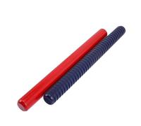 COOPHYA 2pcs Wooden Rhythm Sticks for Boy Girl Ribbed Lummi Sticks Unique Percussion Instruments for Music Classroom Montessori for Preschool Music Development