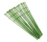 COOPHYA 30pcs Artificial Flower Wire Stems for Bouquet Making Supplies, Flexible and Shapeable Floral Arrangement Stems with Realistic Appearance, Resistant to Breaking, for DIY Craft