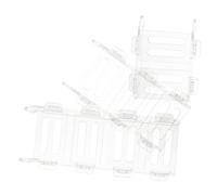 COOPHYA 3pcs Acrylic Hamster Ladder with Sturdy Structure and Design, Small Pet Climbing Ladder for Cage Decor and Physical Activity, Promotes Health and Well-being