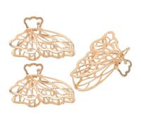 COOPHYA 3pcs Alloy Butterfly Hair Claw Clips for Women, Hair Holding and Decorating Accessories, for Taking a Bath or Applying Makeup, Fashion Simple Style
