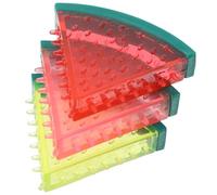 COOPHYA 3pcs Assorted Colour Fruit Shaped Dog Chew with Freezable Design and Easy to Clean Tpr Material, Interactive Cooling Teething for Dogs on Summer Days