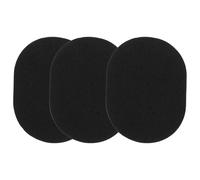 COOPHYA 3Pcs Bamboo Charcoal Facial Cleaning Sponges for Oily and Combination Skin Skin-Friendly Plant Material Gentle Pore Cleansers Compact Lightweight Makeup Remover Pads