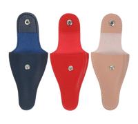 COOPHYA 3pcs Nail Scissor Bag Scissor Pouch Pu Material Unique Style Chic Design Easy to Open and Close Keep Scissors at Your Side for Manicure and Grooming Use Random Color
