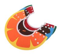 COOPHYA 3pcs Pet Elizabethan Collar for Cats and Dogs, Soft Donut Neck Cone, Anti-lick Anti-bite Surgery Protective Collar, Medium Size, Breathable Orange Watermelon Sweet Donut Design,