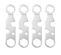 COOPHYA 4 Pcs Skateboard Tool Set with Metal Construction, Easy to Carry Multifunction Wrench for Adjusting Skateboards and Roller Skates, for Outdoor Skateboarding Accessories