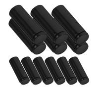 COOPHYA 40pcs Metal Cord End Tips for Hoodies Drawstrings Black Zinc Alloy Sleek Modern Design Easy Adjustment Fashionable Touch for Sports and Daily Wear