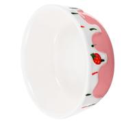 COOPHYA 46x3.46x1.34in Hamster Ceramic Food Bowl Guinea Pig Bowl Washable Practical Cute Shaped Ceramic Small Pet Feeding Dish for Chinchilla and Small Pets