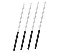 COOPHYA 4pcs Aluminum Alloy Drumsticks Percussion Sticks Non- Grip Lightweight and for Marching Bands and Drummers Use for Practice and Performance