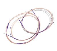 COOPHYA 4pcs Chinese Lute Strings Pipa Strings Replacements Steel Practical Great Performance Accessories for Lute Lovers and Pipa Beginners