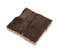 COOPHYA 4pcs Cork Bark for Reptile Tank - Decorative Cork Background - Natural Bark Board Terrarium Decor for Lizard Tortoise Bearded Dragon 2.36x2.36