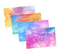 COOPHYA 4Pcs Kalimba Note Stickers for Beginners Safe Thumb Piano Decals Easy to Apply Remove Decorative Music Stickers for Learning Kalimba Chords