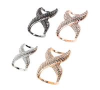 COOPHYA 4pcs Metal Scarf Buckle Clips Rhinestone Bow Elegant Scarf Rings and Shawl Pins for Women Universal Holder Bandanas and Sweaters