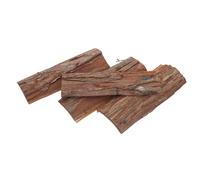COOPHYA 4pcs Natural Cedar Bark Sheets Rustic Terrarium Bark Pieces Easy to Cut and Resists Warping Reptile Habitat Background Panels for Decorative Designs and Miniature Garden