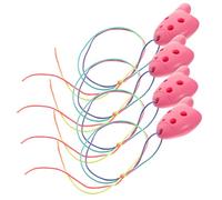 COOPHYA 4pcs Plastic Mini Ocarina Musical Instrument for Beginners Boy Girl's Ocarina for School Music Class Practice