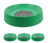 COOPHYA 4pcs Plastic Pigeon Breeding Bowls Nesting Box Bird Nest Bowl Made of Sturdy Abs Material Easy Maintenance and Cleaning Suitable for Small Bird Resting Place