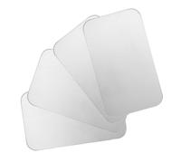 COOPHYA 4pcs Reusable Aluminium Cooling Pad for Pets Rabbit Ice Bed Summer Cooling Mat for Hamster Bunny Chinchilla Non-toxic Smooth Surface to Reduce Body Temperature Quickly