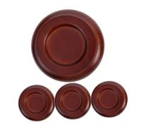 COOPHYA 4pcs Upright Piano Caster Cups Solid Wood Floor Protectors with Noise Minimization Slip Design for Hardwood Floors Durable and Elegant Piano Pads