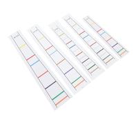 COOPHYA 5 Sheets Cello Guide Sticker Pvc Paper Fingerboard Label for Music Teachers Practice Aid with Hand Shape Support and Visual Listening Combination