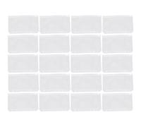 COOPHYA 50pcs A6 PVC Zipper Binder Pouches Reusable Document Pouch for Travel and Home, Environmental Protection Binder Pocket Storage Bags for Business Cards and File Organisation