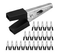 COOPHYA 50pcs Bird Cage Door Lock Clips: Metal Safety Clasps For Pet Doors - Safety Spring Clamps Non Escape Design - Parrots Crate Fixing Clips