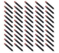 COOPHYA 50pcs Fountain Pen Ink Pen Refill Refill Ink Tool 1.97x0.24x0.24in Easy to Install Convenient Plastic Simple Design Workmanship Stationery Office Supplies