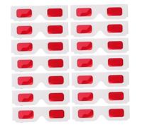 COOPHYA 50pcs Red Glasses for Lightweight Party Movie Eyewear Classroom Rewards Valentines Day Birthday Supplies