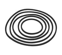 COOPHYA 5pcs Aquarium Floating Plant Rings Holder Fish Feeding Circles round Black Eva Material for Plant Isolation and Fish Feeding in Aquarium