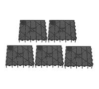 COOPHYA 5pcs Black Plastic Fish Tank Divider Board for Aquarium Bottom Filter, Filter Impurities and Can Be Spliced Freely, for Aquarium Landscaping Base and Raising Fish