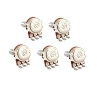 COOPHYA 5pcs Electric Guitar Potentiometers Essential Guitar Accessories for Volume and Tone Control Lightweight Easy to Install Potentiometers for Musicians