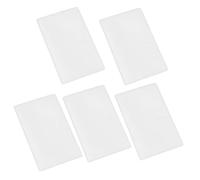 COOPHYA 5pcs Plastic Id Card Holders for Women Card Holder Passport Travel Document Contactless Protection Business Sleeves Hard Plastic Credit Protector Sleeves