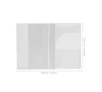 COOPHYA 5pcs Thickened Clear Passport Cover with Multiple Card Slots and Wear-Resistant Document Holder for Travel Student Id and Credit Card Organizer