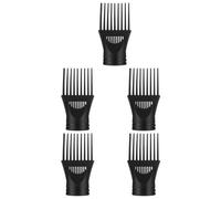 COOPHYA 5Pcs Wide Hair Dryer Nozzle Combs Replacement Attachments Reusable Front Blow Dryer Nozzle for Smooth Styling and Enhanced Airflow Plastic Hairdressing Tool