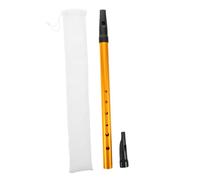 COOPHYA 6hole Irish Tin Whistle for Beginners c Key Brass Flute Recorder Mouthpiece for Learning Traditional Irish Music Portable Vertical Design Comes Cloth Bag