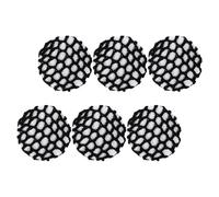 COOPHYA 6pcs Ballet Hair Network Invisible Knit Hairnets for Women Elastic Bun Covers Mesh Ponytail Holders for Skating Dance